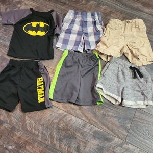 Jumping Beans Kids' Shorts Set - Gray, Black, Tan, and Green